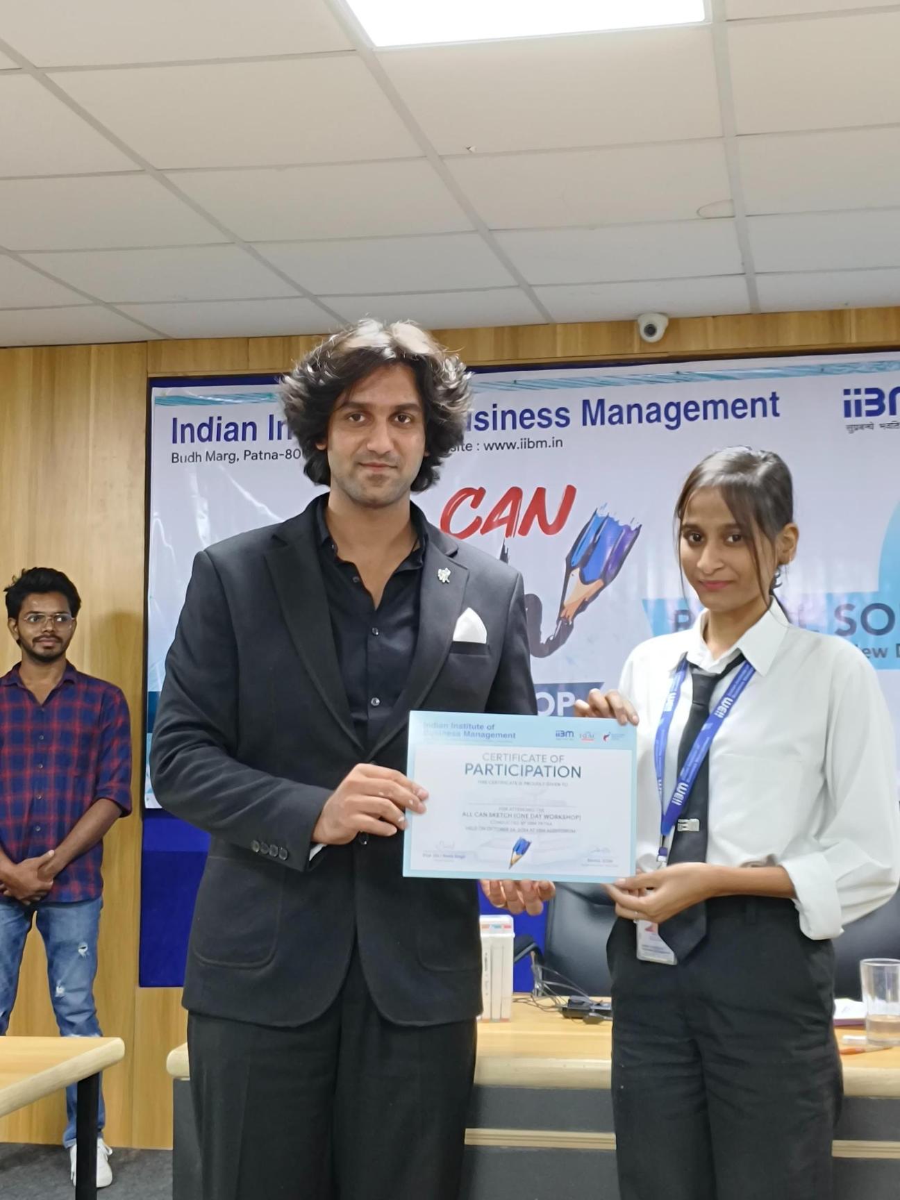Rahul Soni Conducts “All Can Sketch” Workshop for PGDM, BBA, BCA & MAMC Students at IIBM and ZHI Patna